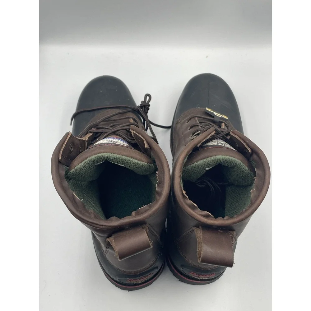Georgia Muddog G6633 Mens US 14W Brown Waterproof EH Steel Toe Safety Work Boots